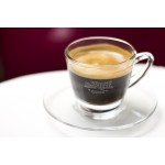 Mrs. Rose стъклена чаша с чинийка Cappuccino Vuoto 1 бр.